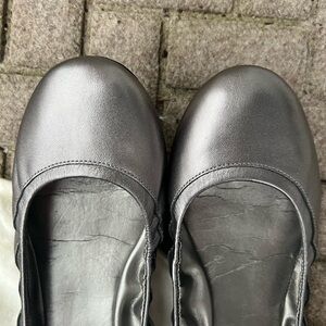 Cole Haan Maria Sharapova Metallic Silver Women's Flats